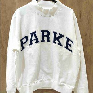PARKE Classic White Sweatshirt